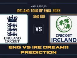 2nd ODI ENG vs IRE Dream11 Prediction Today in hindi