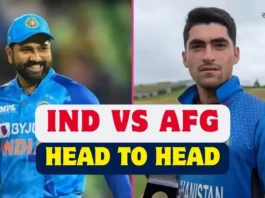 IND vs AFG Head To Head in Hindi