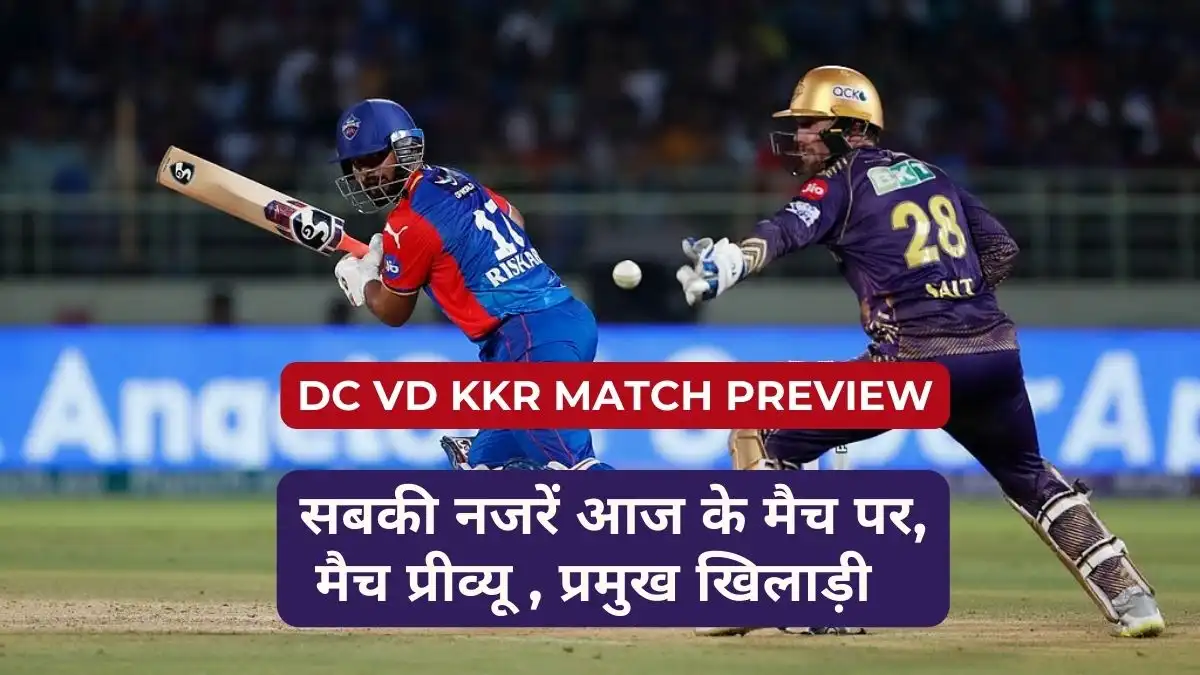 DC vs KKR Match Preview IPL 2025, Match 48 DC vs KKR Match Preview IPL 2025, Match 48